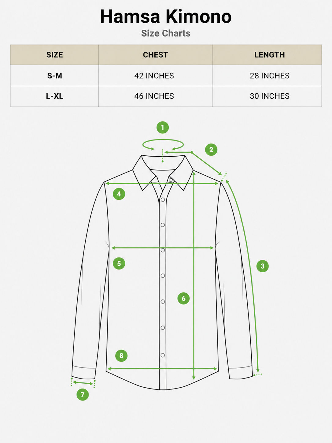 Hamsa Kimono For Men